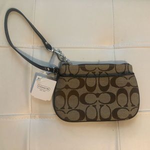 Coach Brown/Beige Mini Wallet